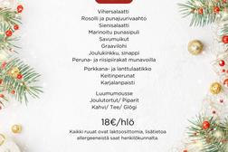joululounas menu
